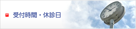 受付時間・休診日