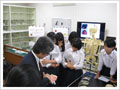 『石山高校の生徒が本学を訪問しました。