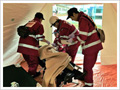 本学ＤＭＡＴが（災害派遣医療チーム）が近畿管区広域緊急援助隊合同訓練に参加しました。
