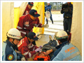 土砂災害対応型総合防災訓練にＤＭＡＴ（災害派遣医療チーム）が参加しました。