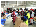 近畿地方ブロック訓練にＤＭＡＴ（災害派遣医療チーム）が参加しました。