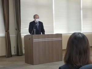 上本学長の挨拶