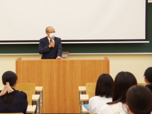 上本学長の挨拶