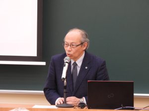 上本学長からの挨拶