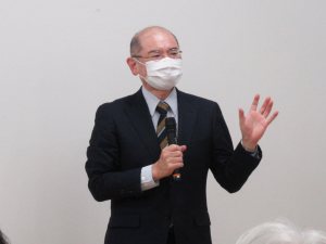 開会の挨拶  脳卒中・心臓病等総合支援センター  センター長 中川 義久 先生