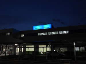 ライトアップの様子