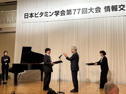 授賞の様子