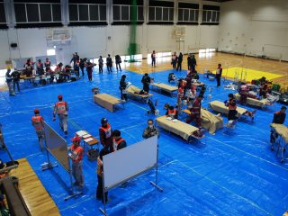 SCU展開の様子1 写真:SCU展開の様子