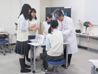 メディカルミュージアムでの様子 写真:メディカルミュージアムでの様子
