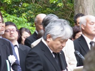 山田副学長の挨拶 写真:山田副学長の挨拶