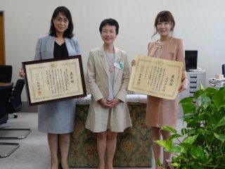 池永副知事との記念撮影 写真:池永副知事との記念撮影