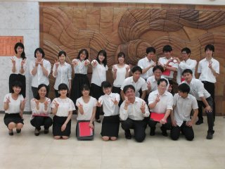 コンサートに出演した学生 写真:コンサートに出演した学生