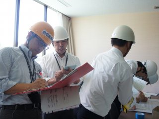 災害対策病院本部 写真:災害対策病院本部