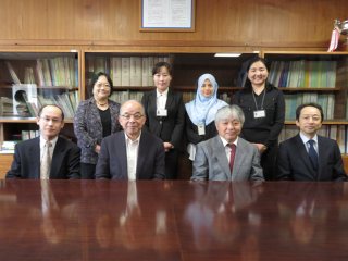 表敬訪問の様子 写真:表敬訪問の様子