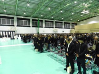 黙祷の様子 写真:黙祷の様子