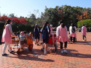 写真：学内お散歩 