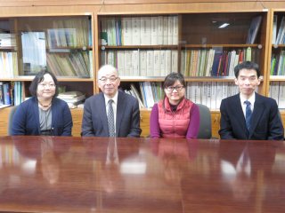 表敬訪問の様子 写真:表敬訪問の様子