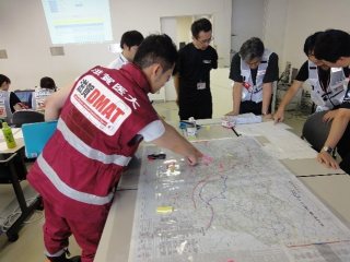 藤田保健衛生大学病院において 写真:藤田保健衛生大学病院において