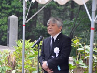 写真：山田副学長の挨拶