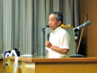 写真：垰田准教授による講演