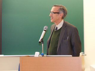 Friedland教授の講演 写真:Friedland教授の講演