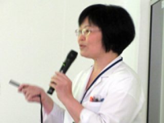 池田CRCの講演 写真:池田CRCの講演