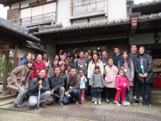 Group Photo at the Entrance of the Former Merchant’s Residence