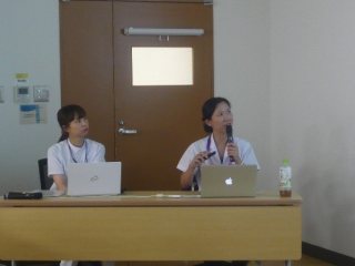 講師の先生方 左)藤田先生 右)河合先生 写真:講師の先生方 左)藤田先生 右)河合先生