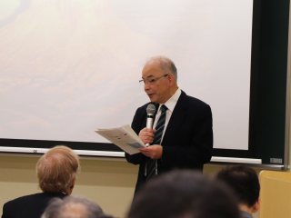 学長の挨拶 写真:学長の挨拶