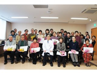贈呈式(外来及び図書ボランティア) 写真:贈呈式(外来及び図書ボランティア)