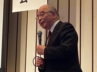 写真：塩田学長開会挨拶