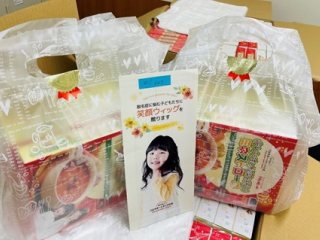 ご支援の「ぬくもりの食事」 写真:ご支援の食事