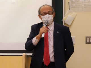 上本学長による開会の挨拶