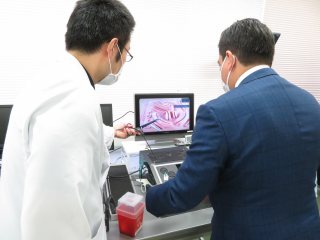 医師臨床教育センターにて2