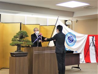 写真：学位記授与の様子