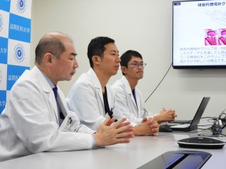 写真：記者説明会の様子