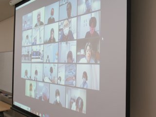 写真:会議の様子(オンライン) 写真:会議の様子(オンライン)
