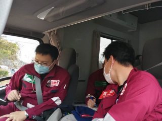 写真:訓練の様子1 写真:訓練の様子1