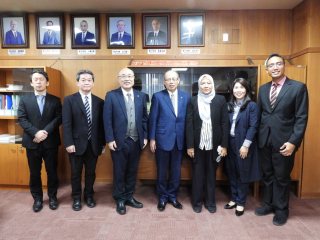 With UKM delegates, at the President’s office