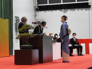 学位記授与の様子 学位記授与の様子