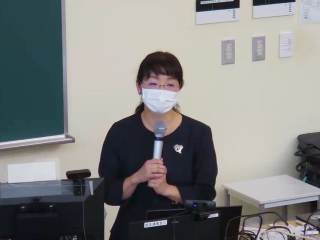 模擬講義の様子 模擬講義の様子