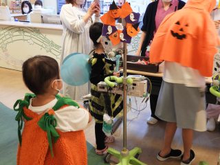 仮装した子どもたち 仮装した子どもたち