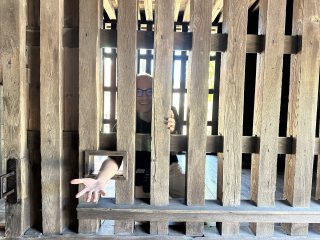 Imprisoned in Maebashi Prison in Meiji Mura!