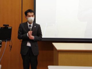 松浦副学長による挨拶 松浦副学長による挨拶