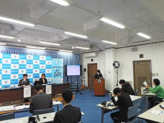 記者説明会の様子2 記者説明会の様子2