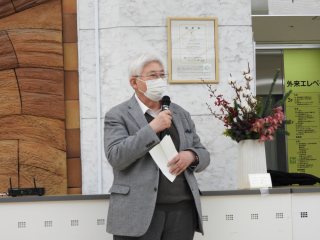 病院長より開会のご挨拶 病院長より開会のご挨拶