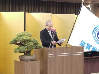 上本学長の告辞