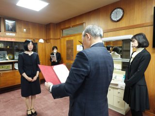 授賞式の様子1 授賞式の様子1