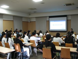災害医療講義の様子