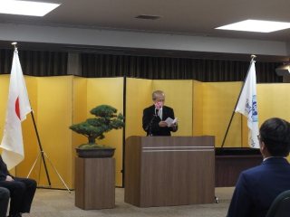 上本学長の告辞